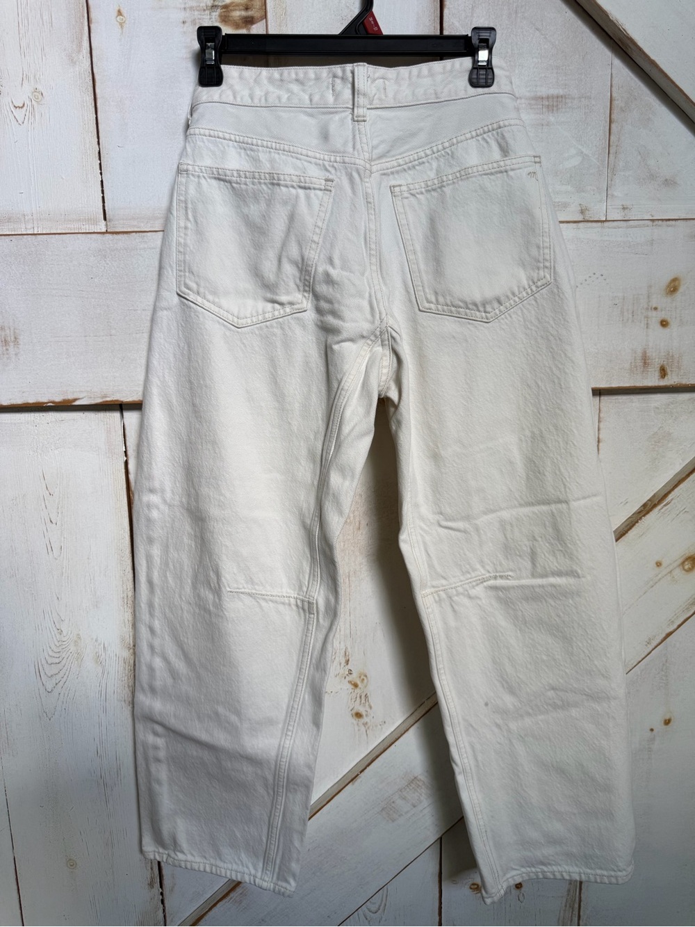 Madewell Men's Relaxed Off-White Denim Jeans - Picture 5 of 5